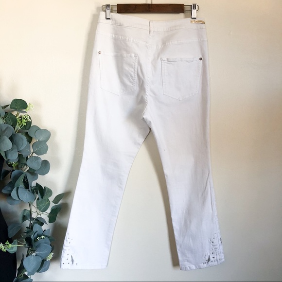 anthropologie pilcro | white superscript pants 30 - Picture 2 of 8